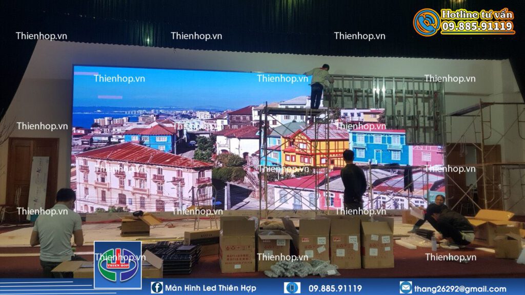 Lắp đặt màn hình LED