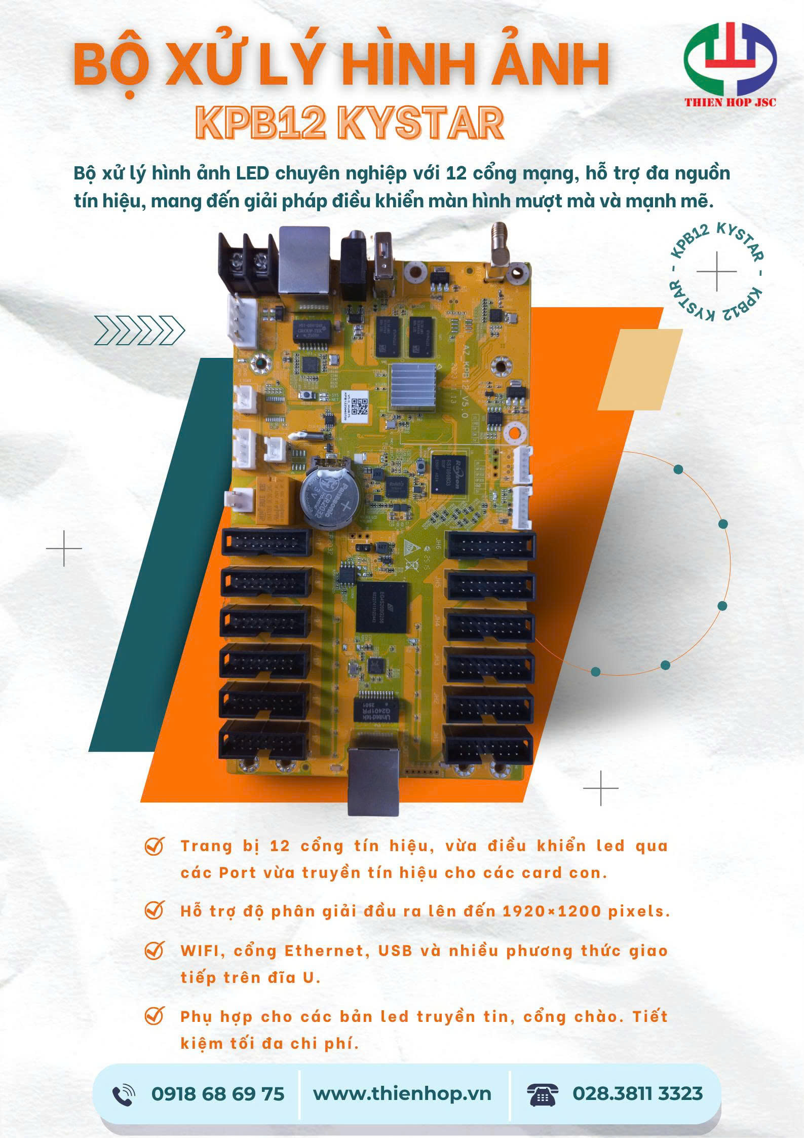 Bộ điều khiển màn hình led Kystar KBP12 (dòng pandora box) KPB12 1
