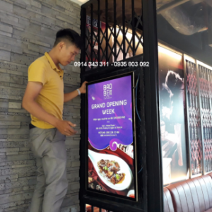 THI CÔNG LẮP ĐẶT MÀN HÌNH CHO NHÀ HÀNG BAOBEI, QUẬN 10, TP.HCM