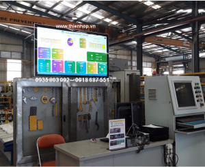 Alternative view of MÀN HÌNH LCD 55INCH TREO TƯỜNG LẮP NHÀ MÁY, XƯỞNG SẢN XUẤT