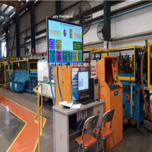 MÀN HÌNH LCD 55INCH TREO TƯỜNG LẮP NHÀ MÁY, XƯỞNG SẢN XUẤT